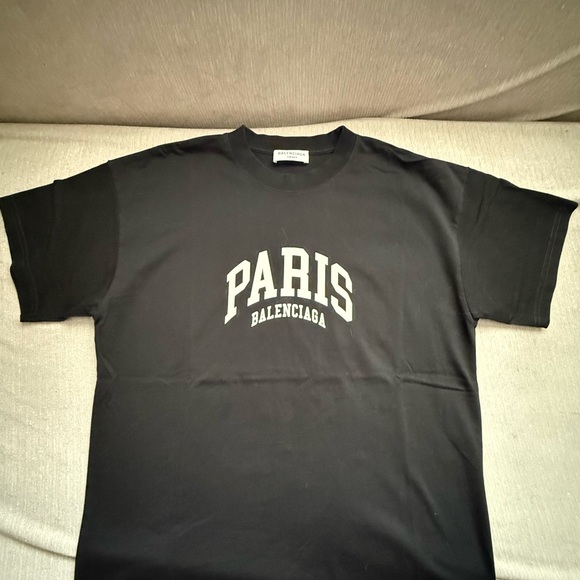 Balenciaga Paris Black T-Shirt